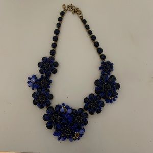 J Crew Chunky Blue Necklace